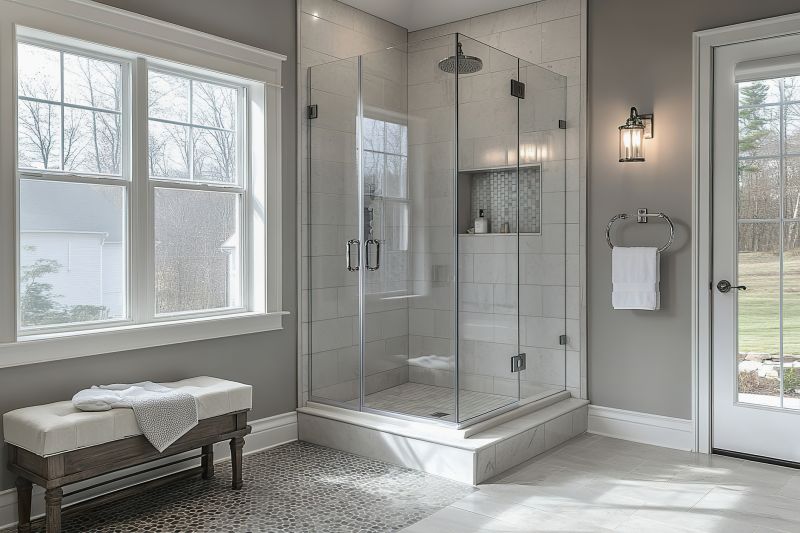 Elegant Shower with Tile Details